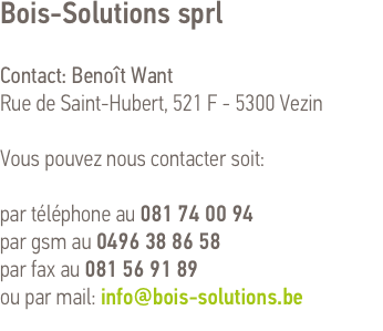 Bois-Solutions sprl